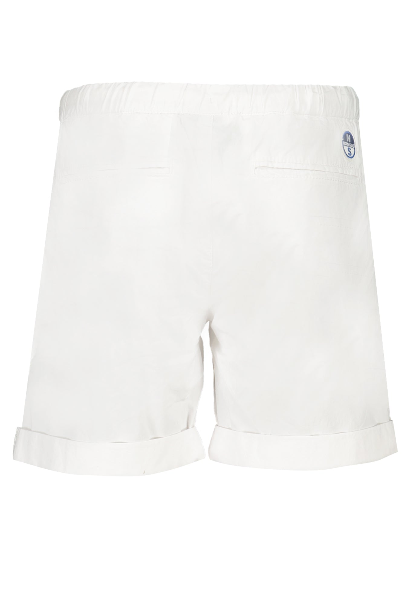 NORTH SAILS Braune Kinderhose Junge – Elastische Bio-Baumwolle Kurze Hose Weiß