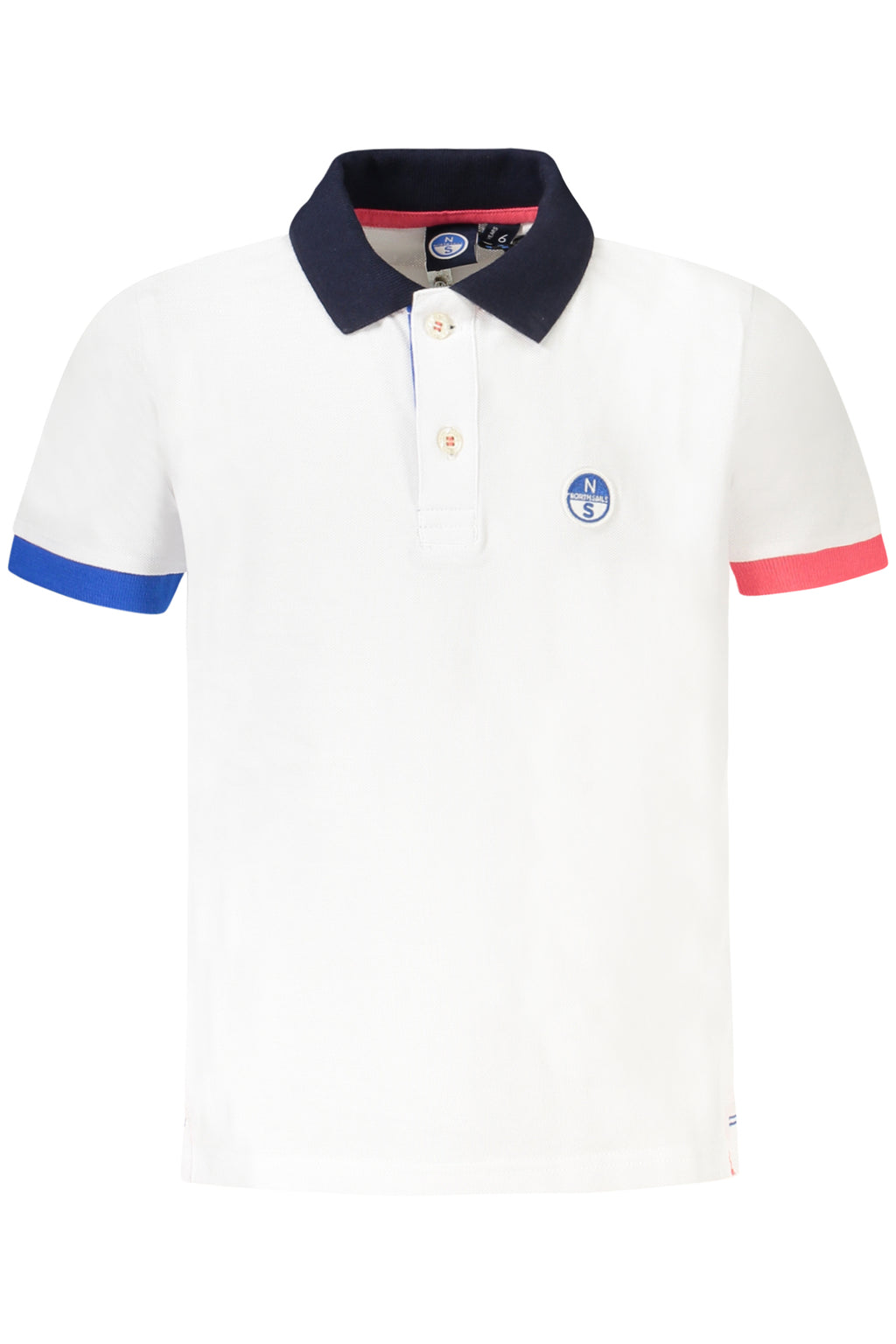 NORTH SAILS POLO KURZARM KINDER WEISS