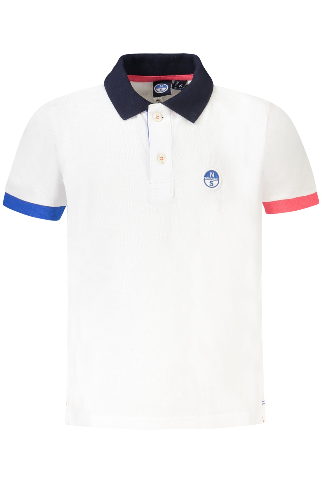 NORTH SAILS POLO KURZARM KINDER WEISS