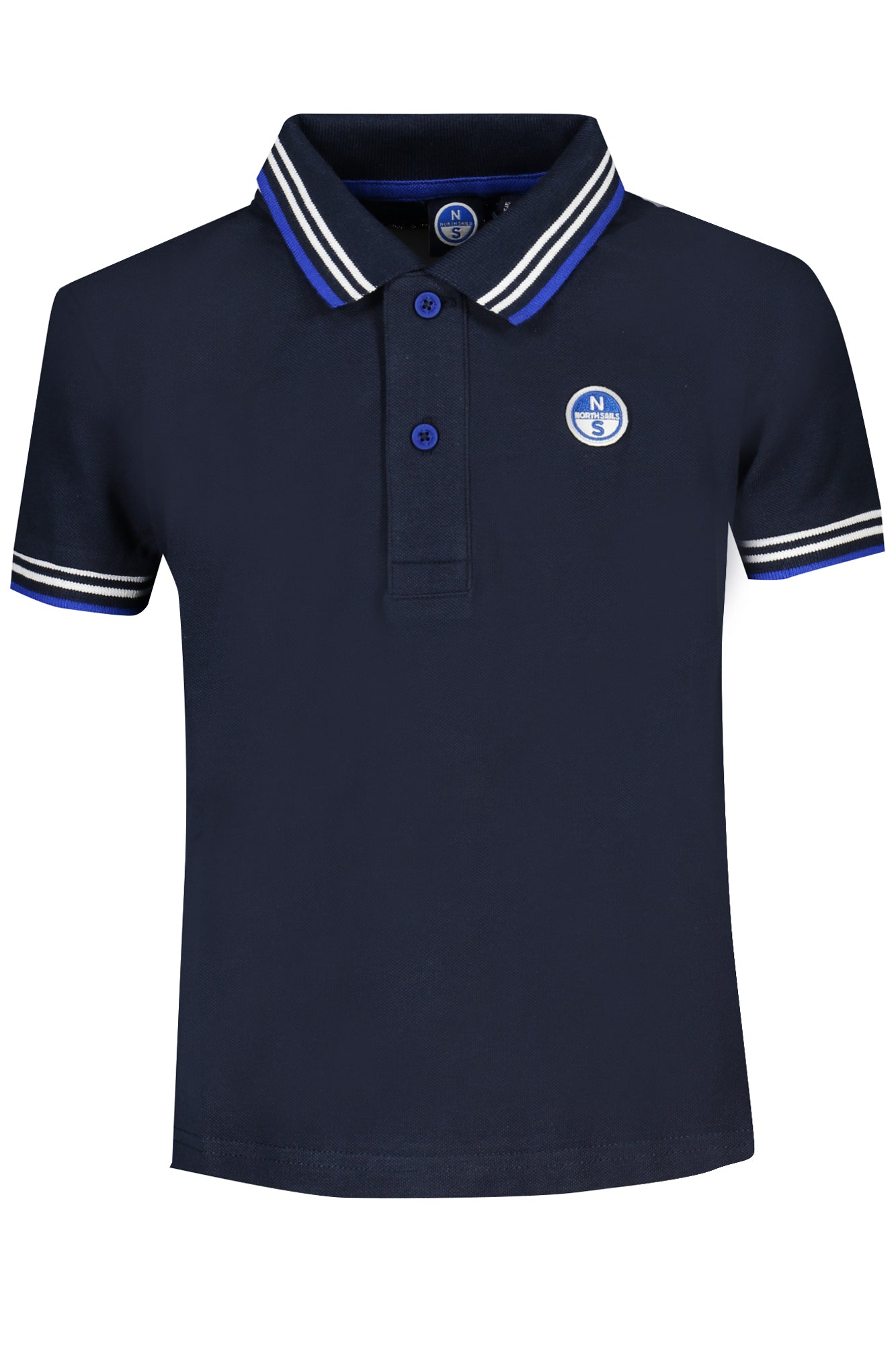 NORTH SAILS Poloshirt Jungen – Kurzärmlig aus Bio-Baumwolle mit Logo-Applikation Blau