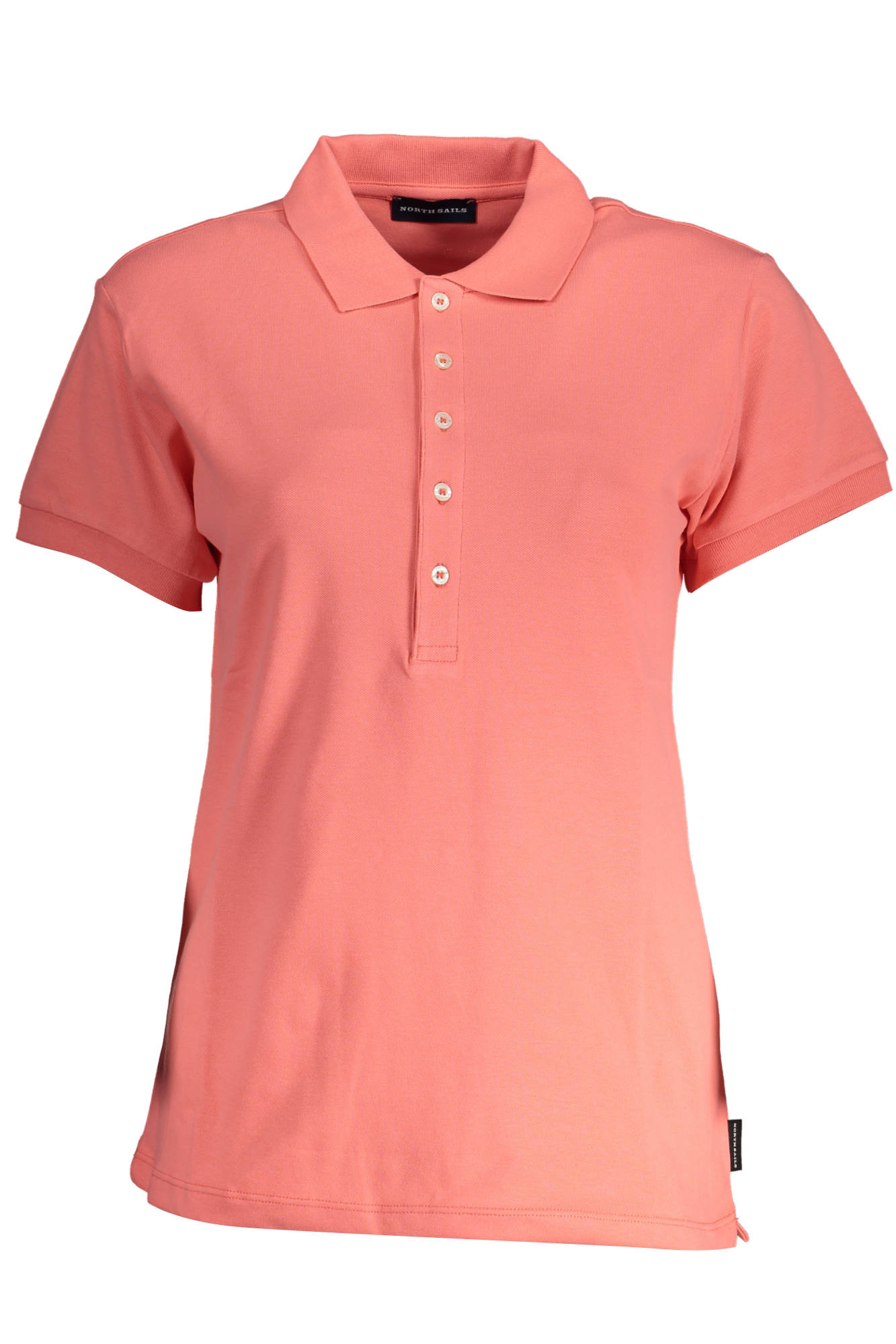 NORTH SAILS Damen Polo Shirt Kurzarm – Rosa aus Bio-Baumwolle | soulluna.de Rosa Hauptbild