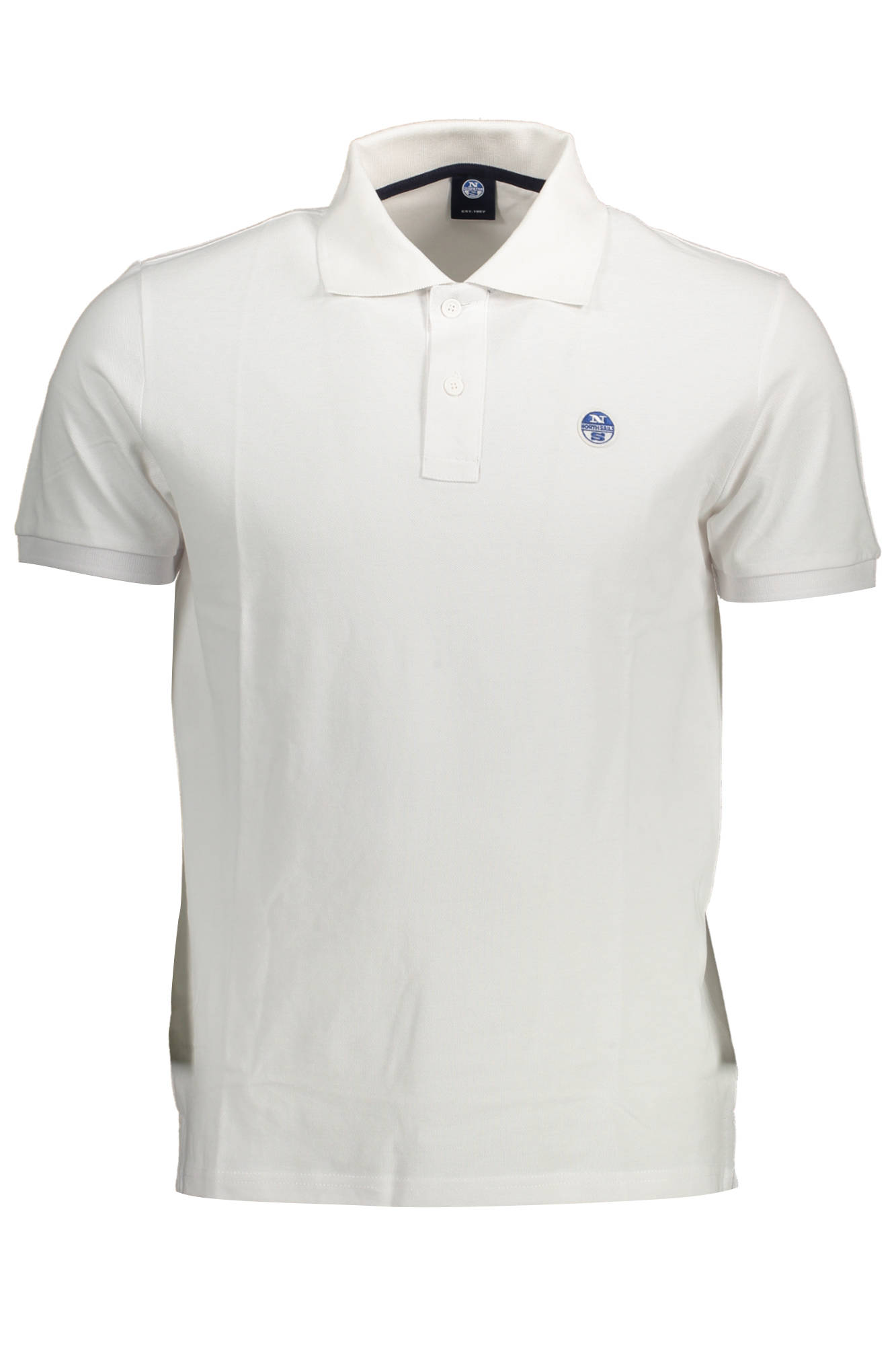 NORTH SAILS Poloshirt Herren Kurzarm – Weißes Polo aus 100% Baumwolle Weiß