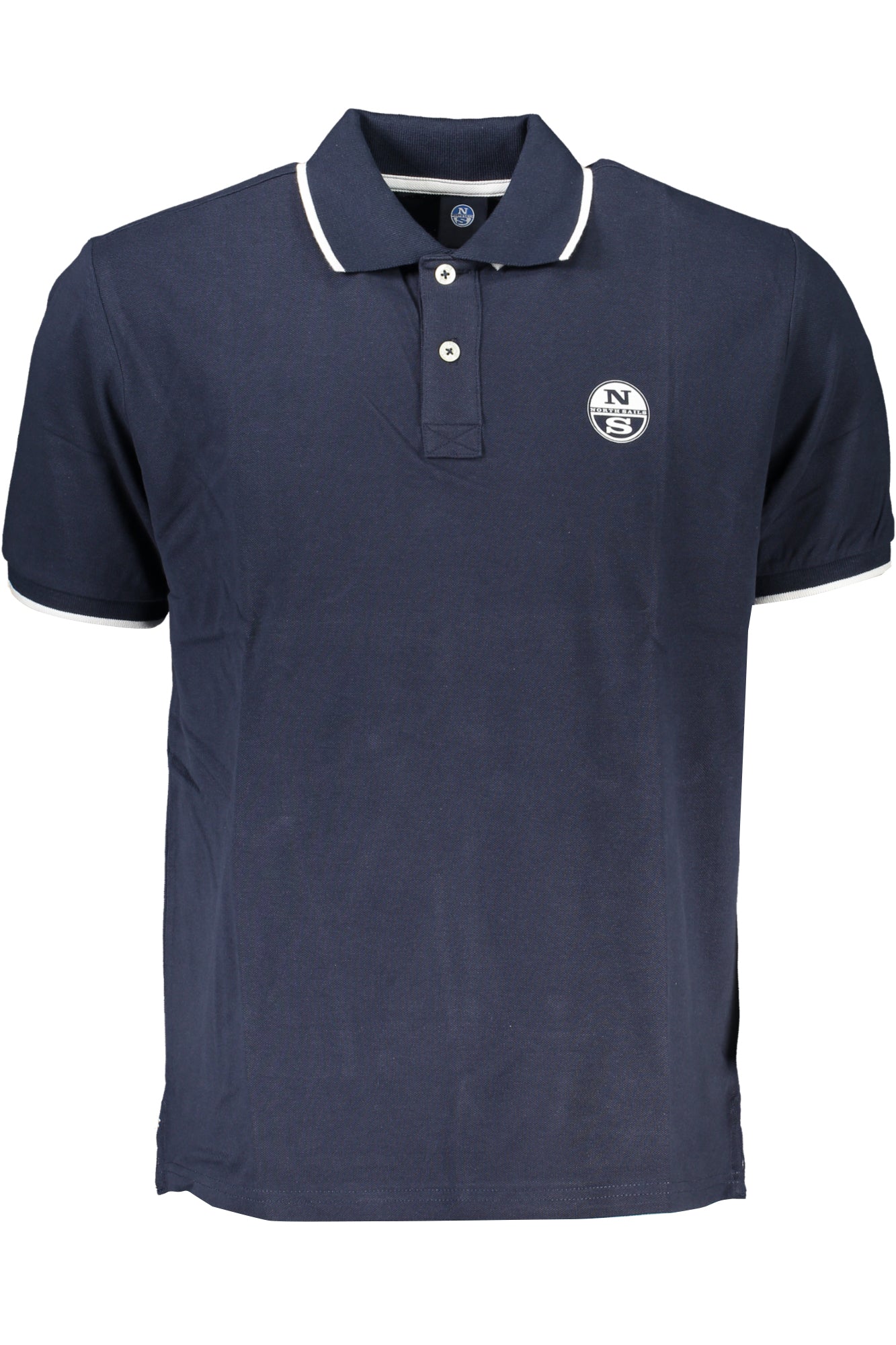 NORTH SAILS Poloshirt Herren – Kurzärmliges Polohemd mit Logo-Druck Blau