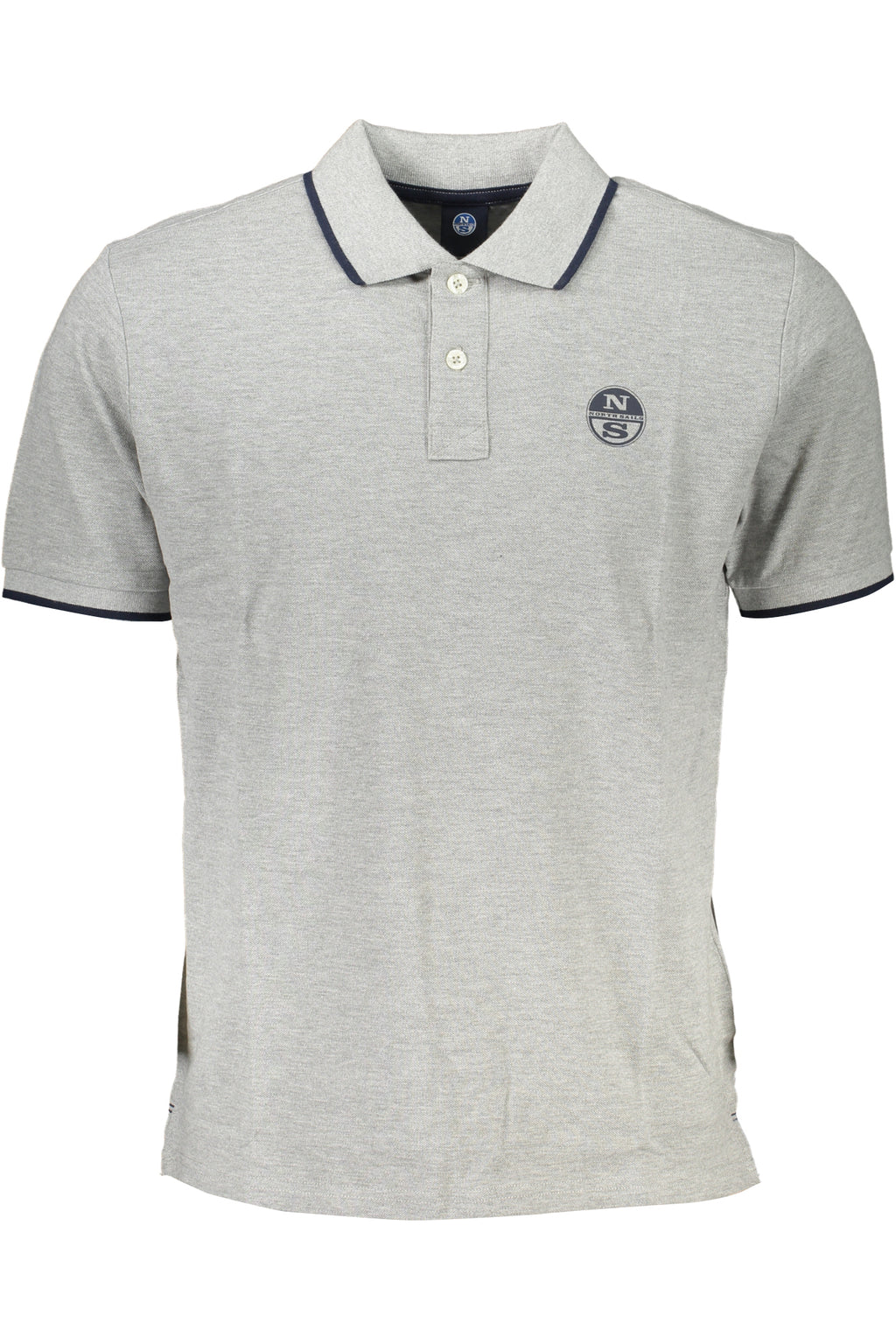 GRAUES KURZÄRMELIGES POLOSHIRT FÜR HERREN VON NORTH SAILS
