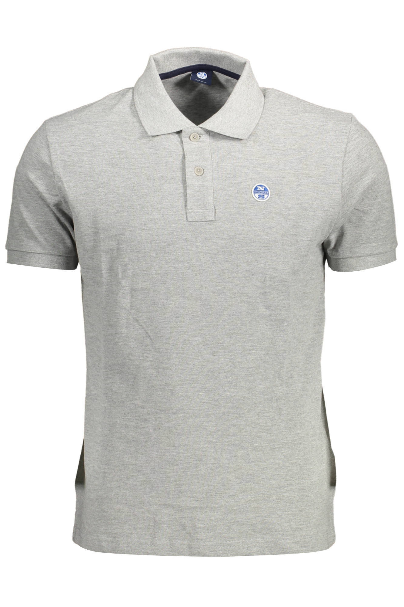 NORTH SAILS Poloshirt Herren – Kurzarm Polo Grau aus 100% Baumwolle | soulluna.de Grau