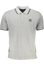 GRAUES KURZÄRMELIGES POLOSHIRT FÜR HERREN VON NORTH SAILS