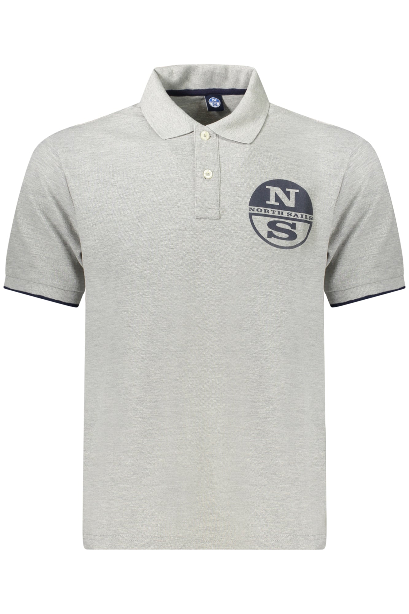 NORTH SAILS HERREN KURZARM POLOSHIRT GRAU Hauptbild