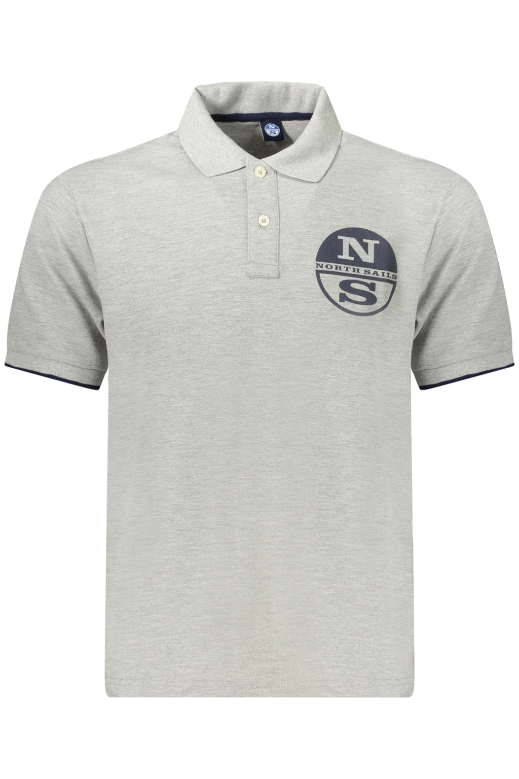 NORTH SAILS HERREN KURZARM POLOSHIRT GRAU