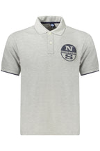NORTH SAILS HERREN KURZARM POLOSHIRT GRAU