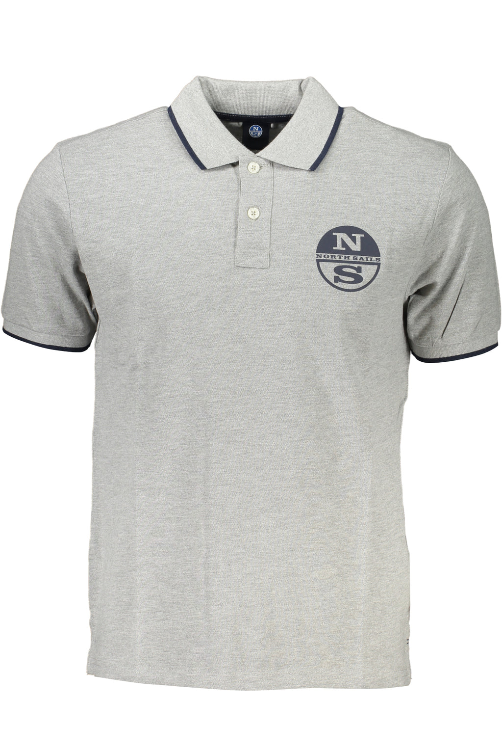 GRAUES KURZÄRMELIGES POLOSHIRT FÜR HERREN VON NORTH SAILS