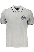 GRAUES KURZÄRMELIGES POLOSHIRT FÜR HERREN VON NORTH SAILS