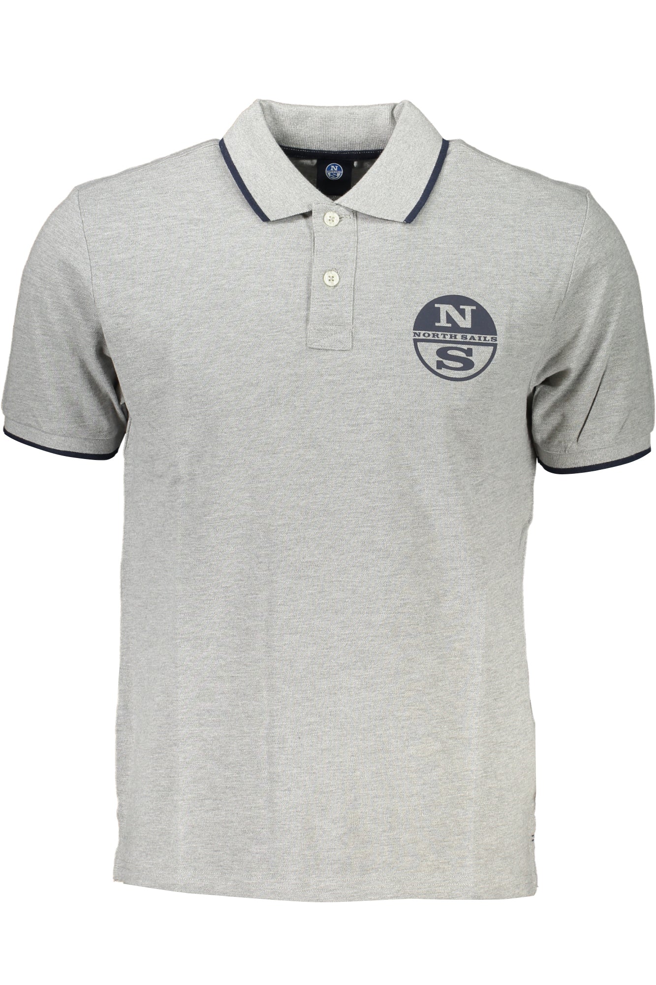 GRAUES KURZÄRMELIGES POLOSHIRT FÜR HERREN VON NORTH SAILS