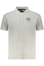 NORTH SAILS HERREN KURZARM POLOSHIRT GRAU