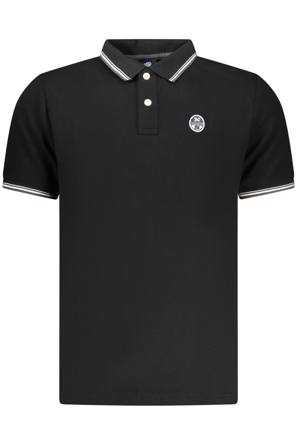 NORTH SAILS HERREN-POLOSHIRT MIT KURZEN ÄRMELN, SCHWARZ