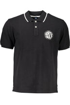 NORTH SAILS SCHWARZES KURZÄRMELIGES POLOSHIRT FÜR HERREN