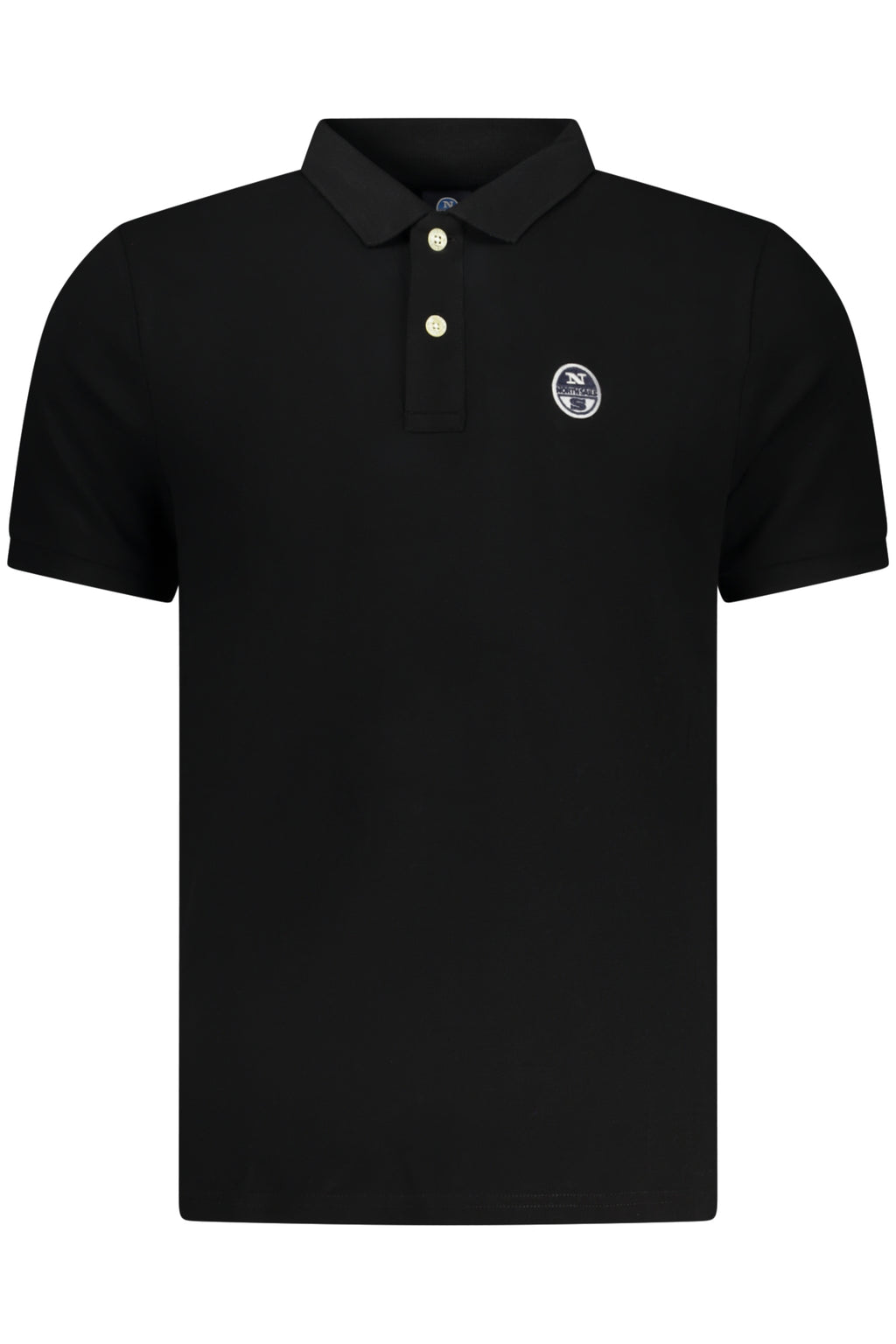 NORTH SAILS HERREN-POLOSHIRT MIT KURZEN ÄRMELN, SCHWARZ