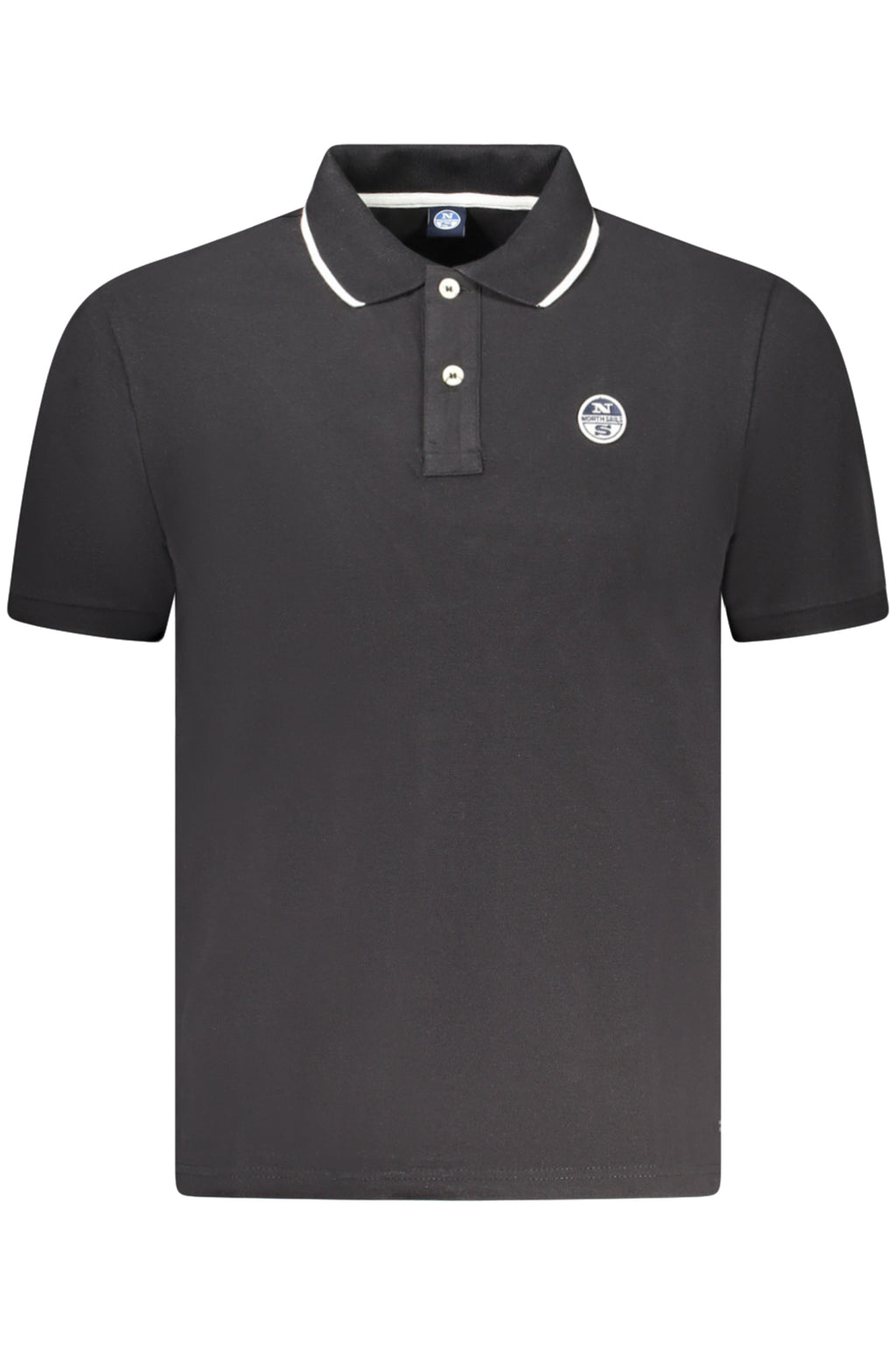 NORTH SAILS HERREN KURZARM POLO SCHWARZ