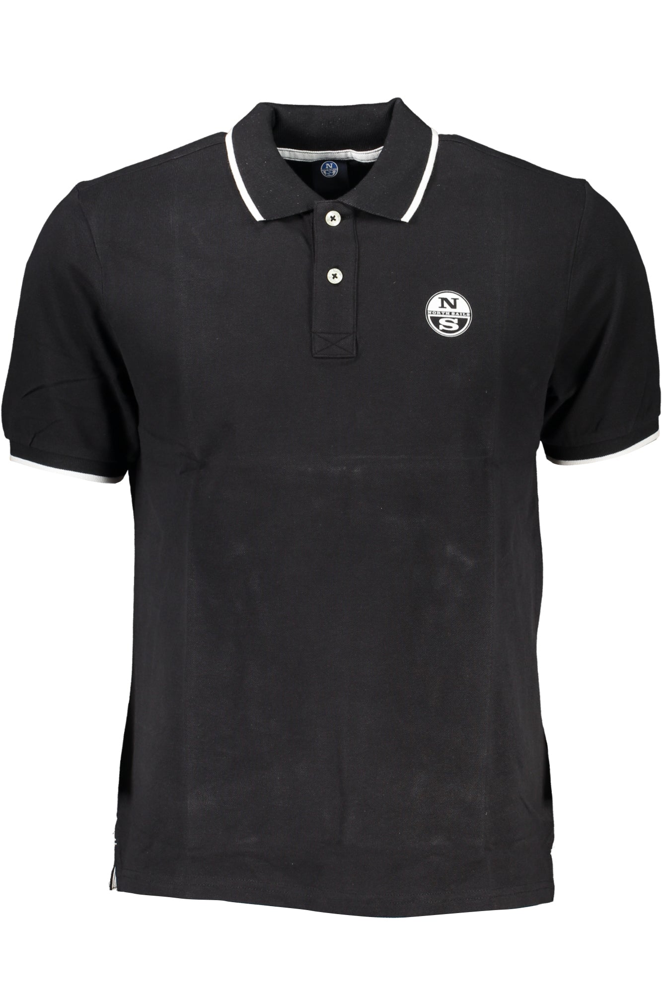 NORTH SAILS Poloshirt Herren – Kurzärmliges Polohemd mit Logo-Druck Schwarz Hauptbild