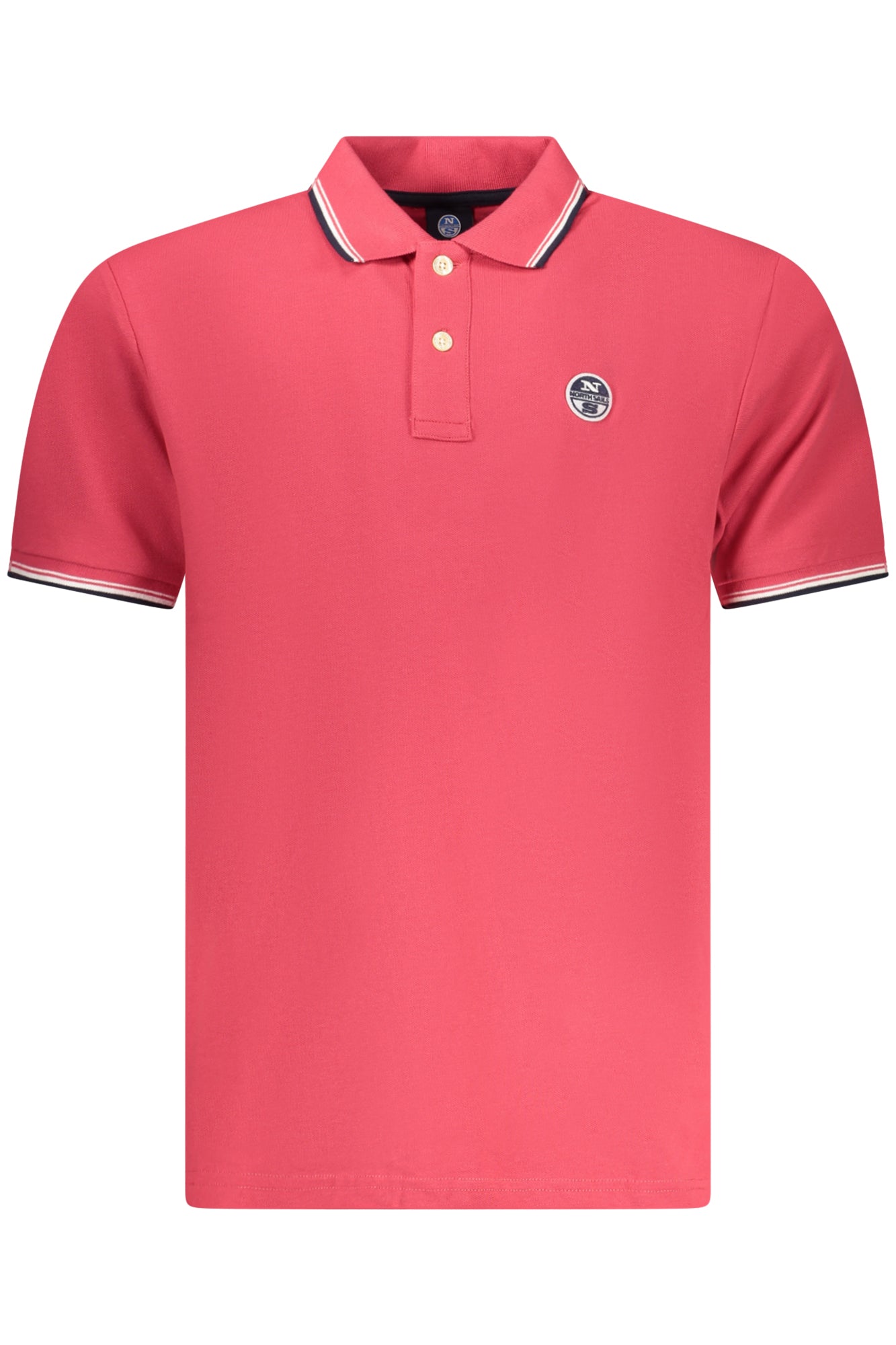 NORTH SAILS HERREN-POLOSHIRT MIT KURZEN ÄRMELN, ROT