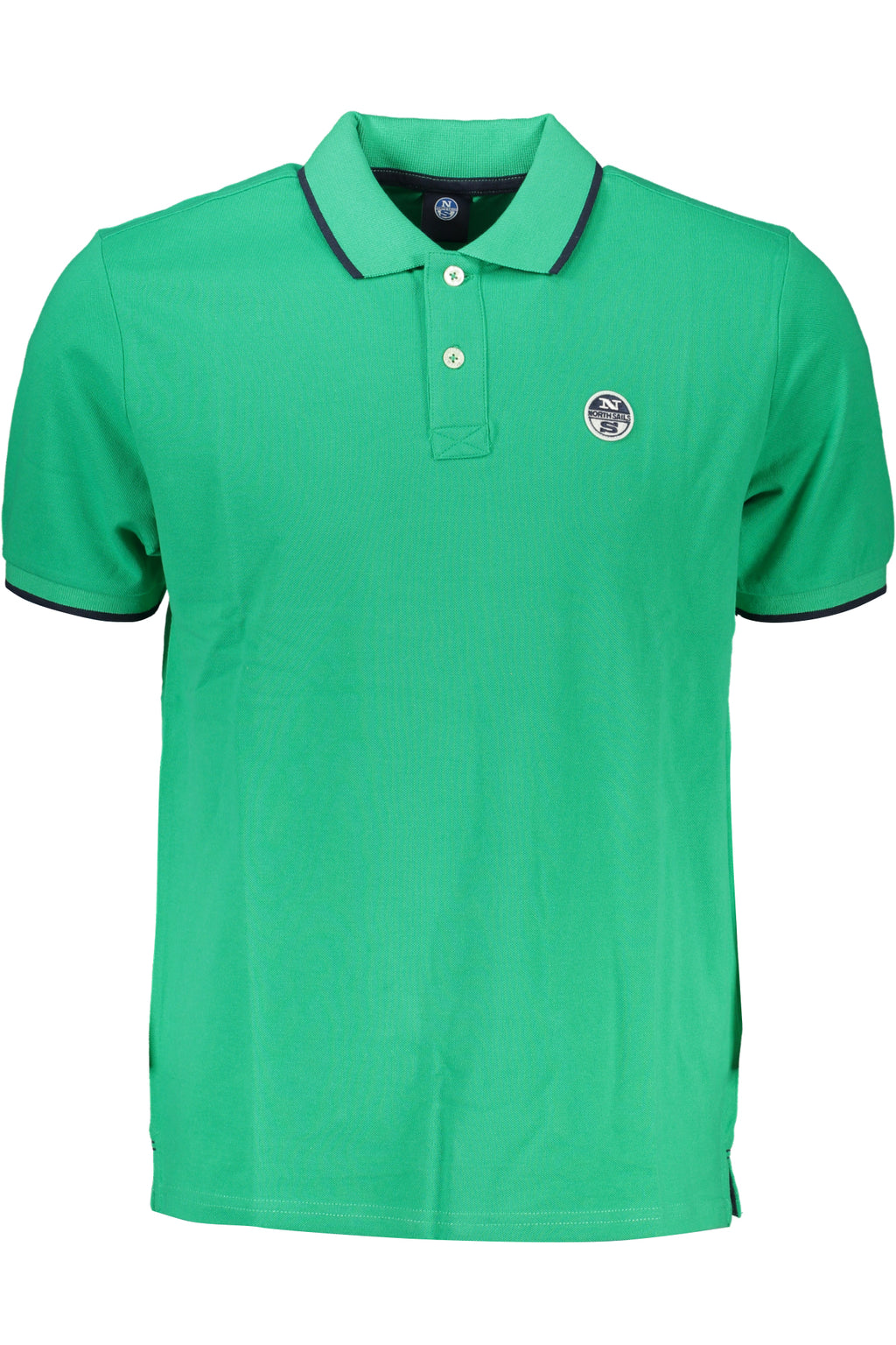 NORTH SAILS GRÜNES KURZÄRMELIGES POLOSHIRT FÜR HERREN