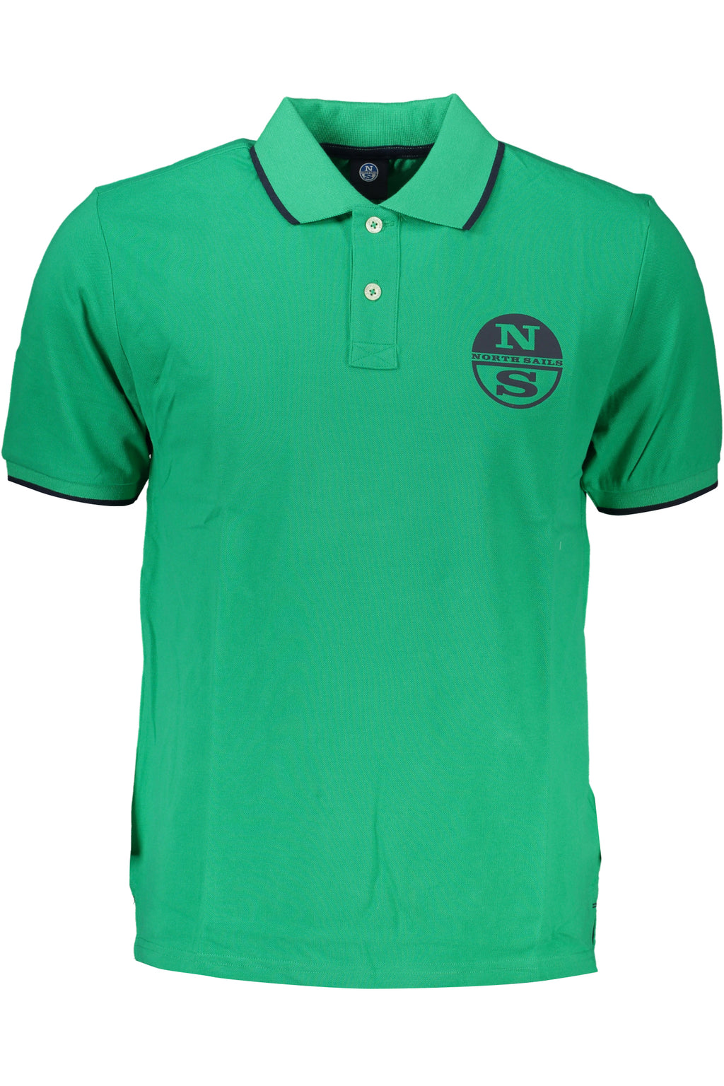NORTH SAILS GRÜNES KURZÄRMELIGES POLOSHIRT FÜR HERREN