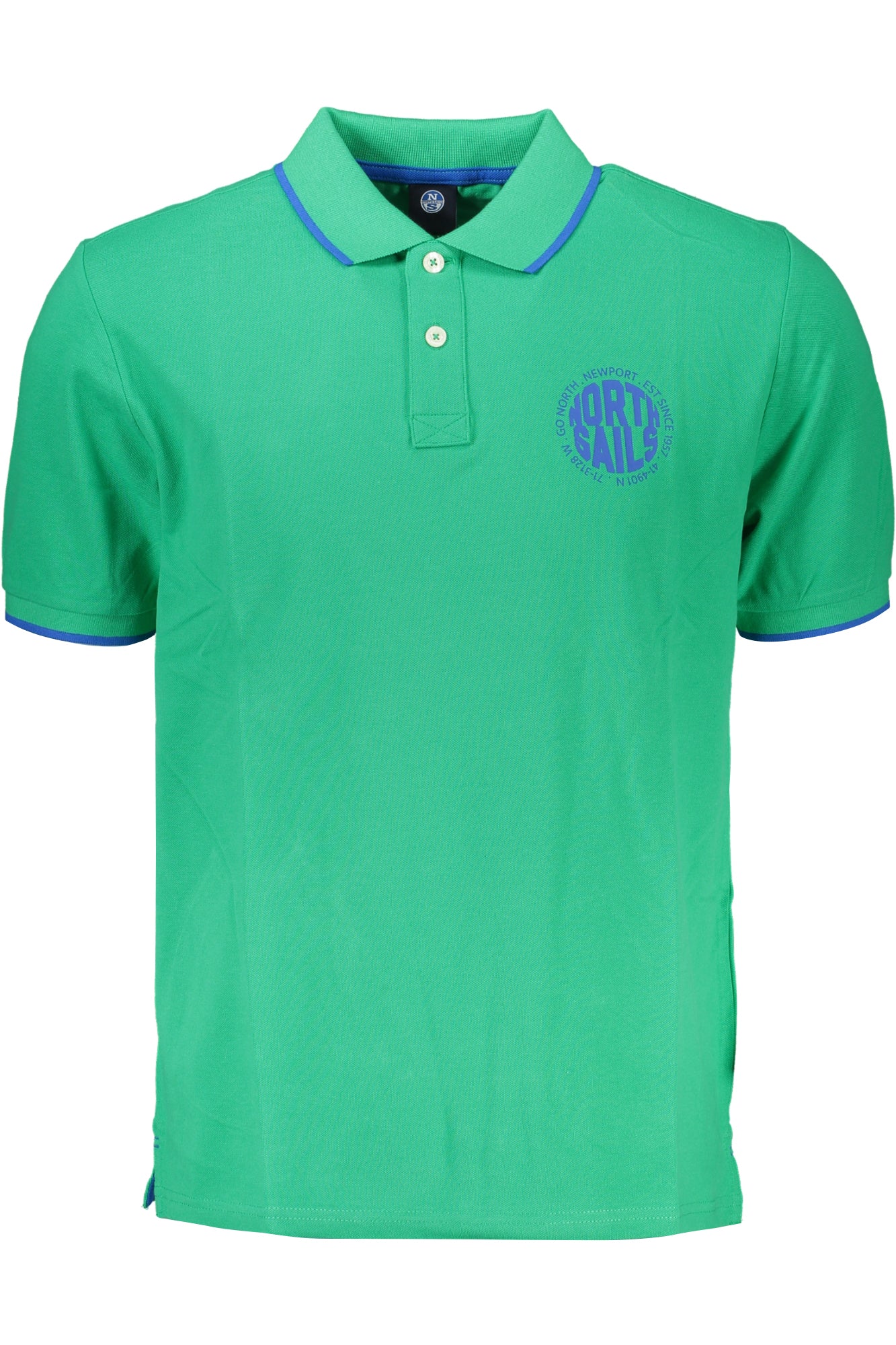 NORTH SAILS Poloshirt Herren – Kurzärmliges Polohemd aus 100% Baumwolle Grün