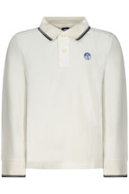 NORTH SAILS LANGÄRMLIGES POLOSHIRT FÜR KINDER, WEISS