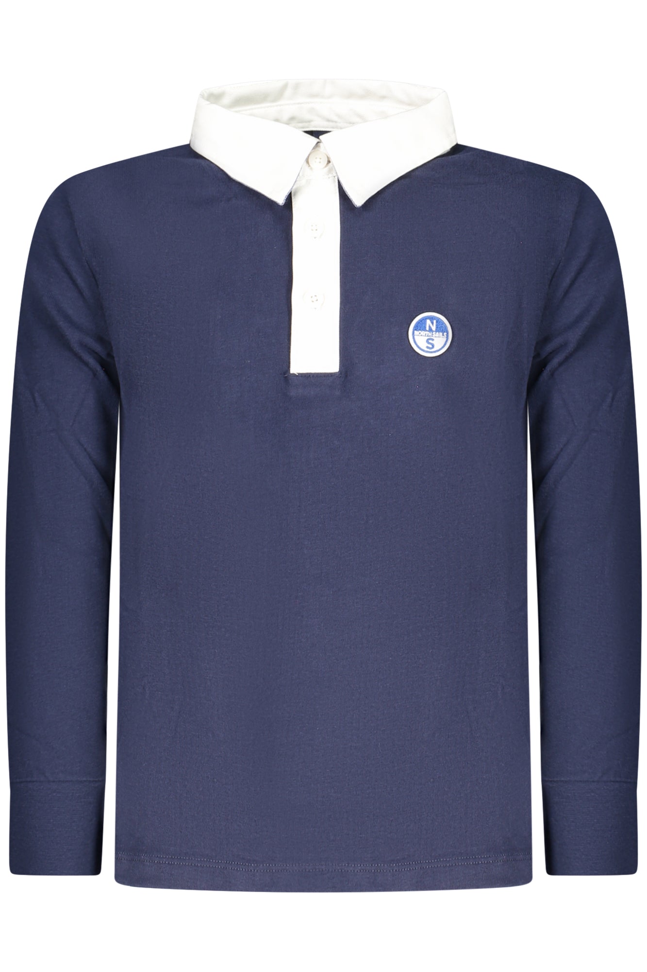 NORTH SAILS Poloshirt Junge – Langärmliges Kinder Poloshirt in Blau mit Logo Blau Main image