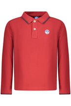 NORTH SAILS KINDER LANGÄRMLIGES POLOSHIRT, ROT