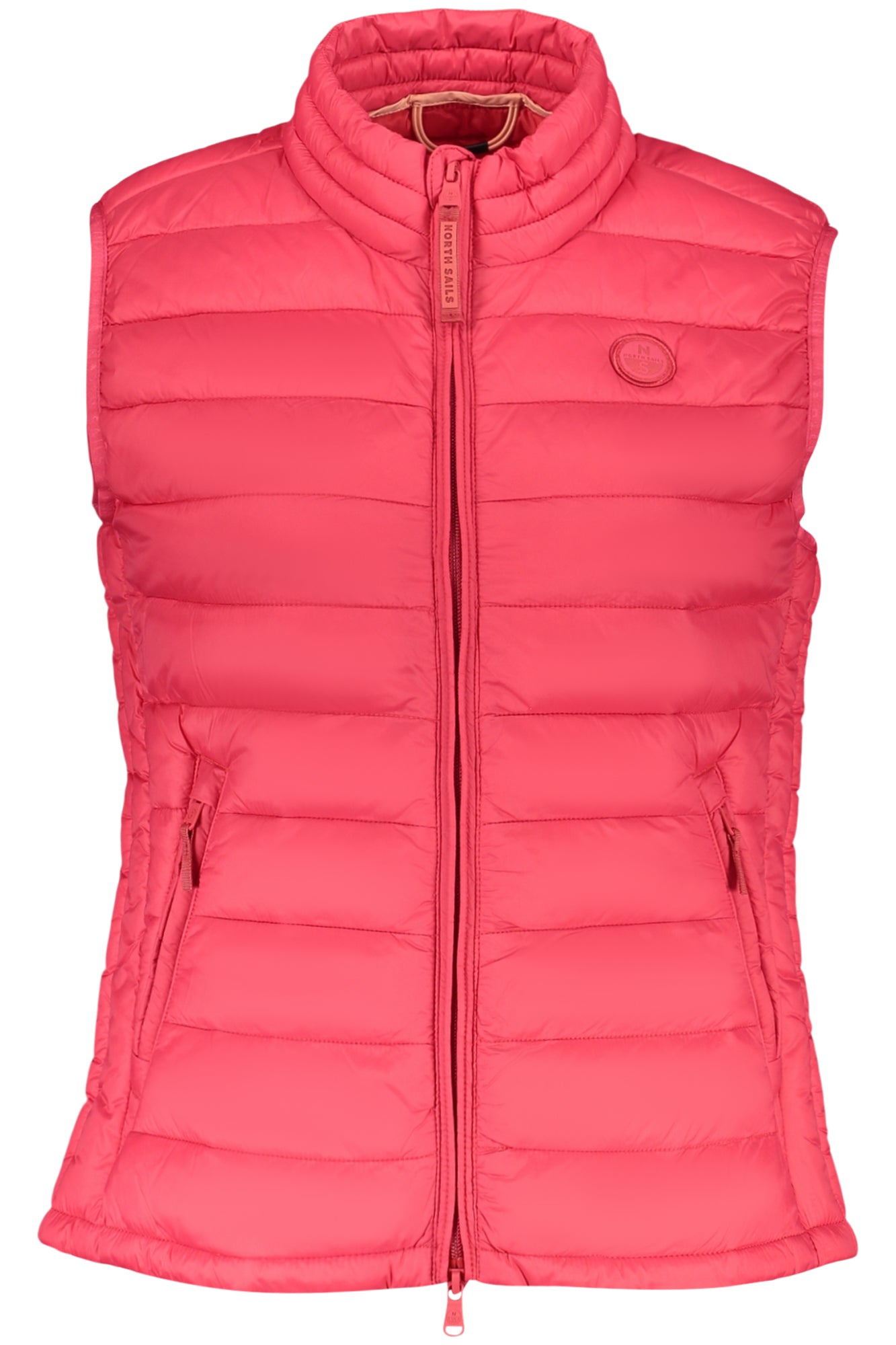 NORTH SAILS Damen Weste – mit Taschen, mit Reißverschluss Rot