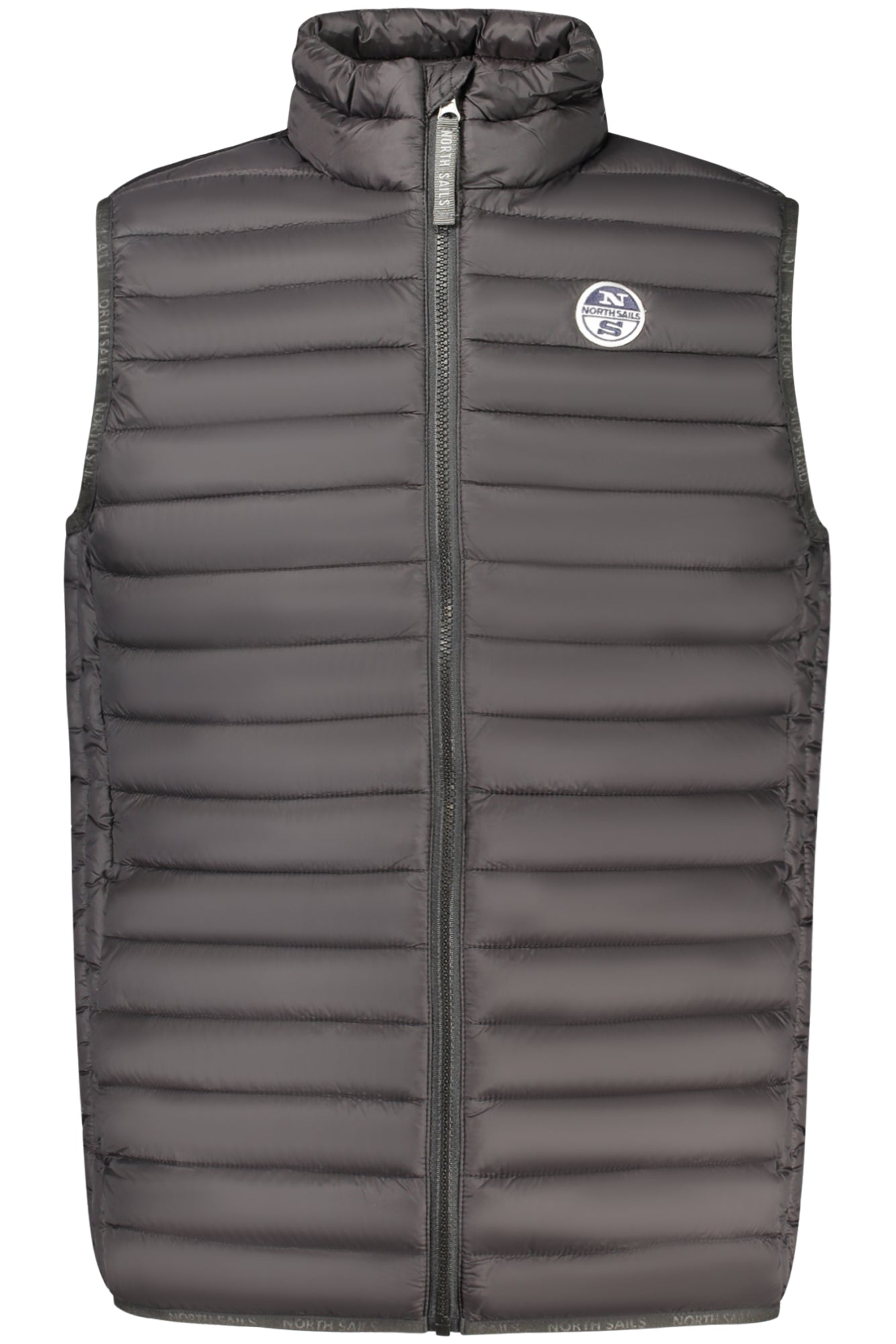 NORTH SAILS Ärmellose Jacke Herren – Blaue Sommerjacke mit Logo-Applikation Schwarz