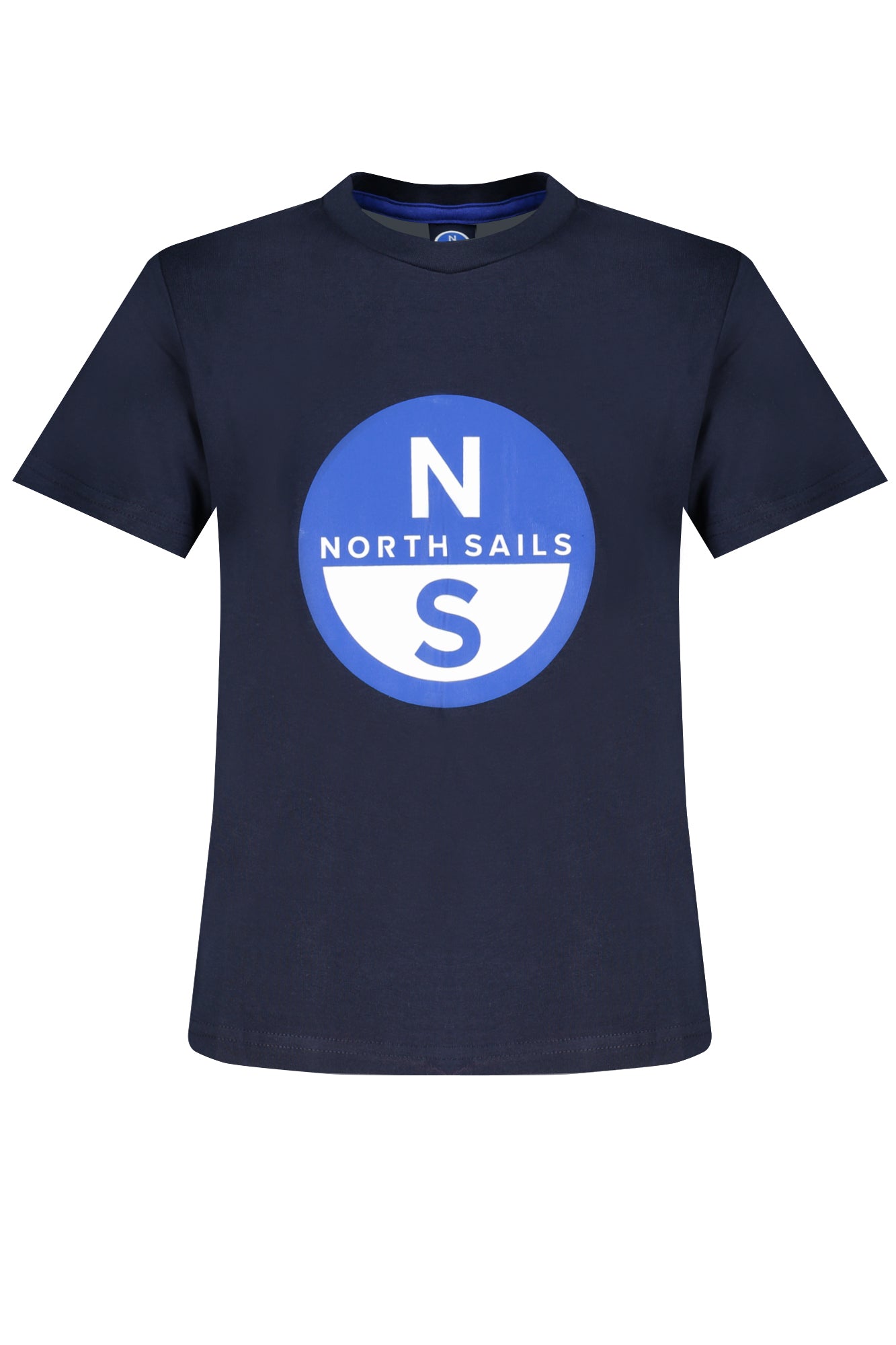 NORTH SAILS T-Shirt Jungen – Weißes Kurzarm-Shirt aus Bio-Baumwolle Blau