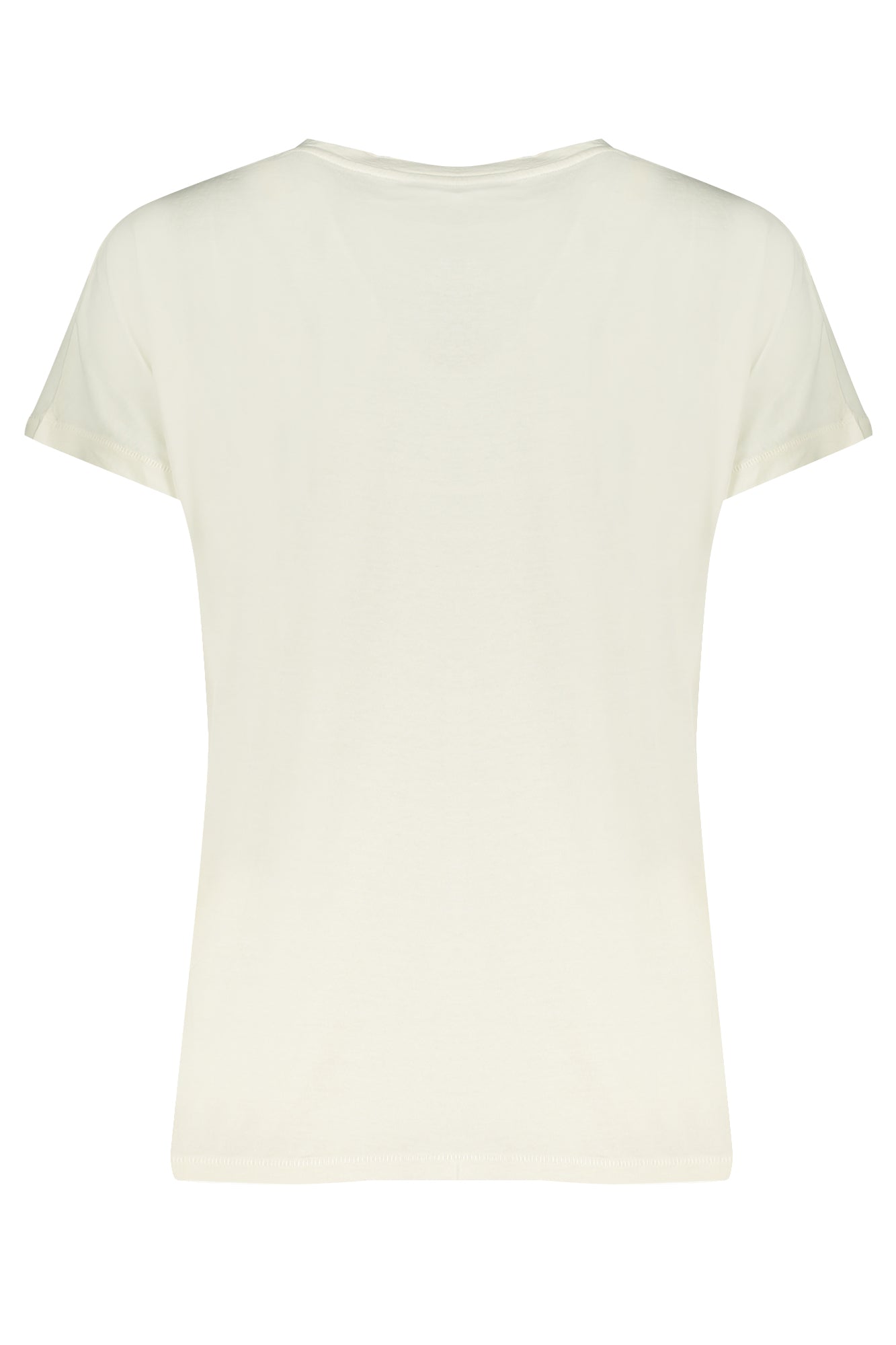 NORTH SAILS Damen T-Shirt Kurzarm Weiss – Weithals aus Bio-Baumwolle Weiß