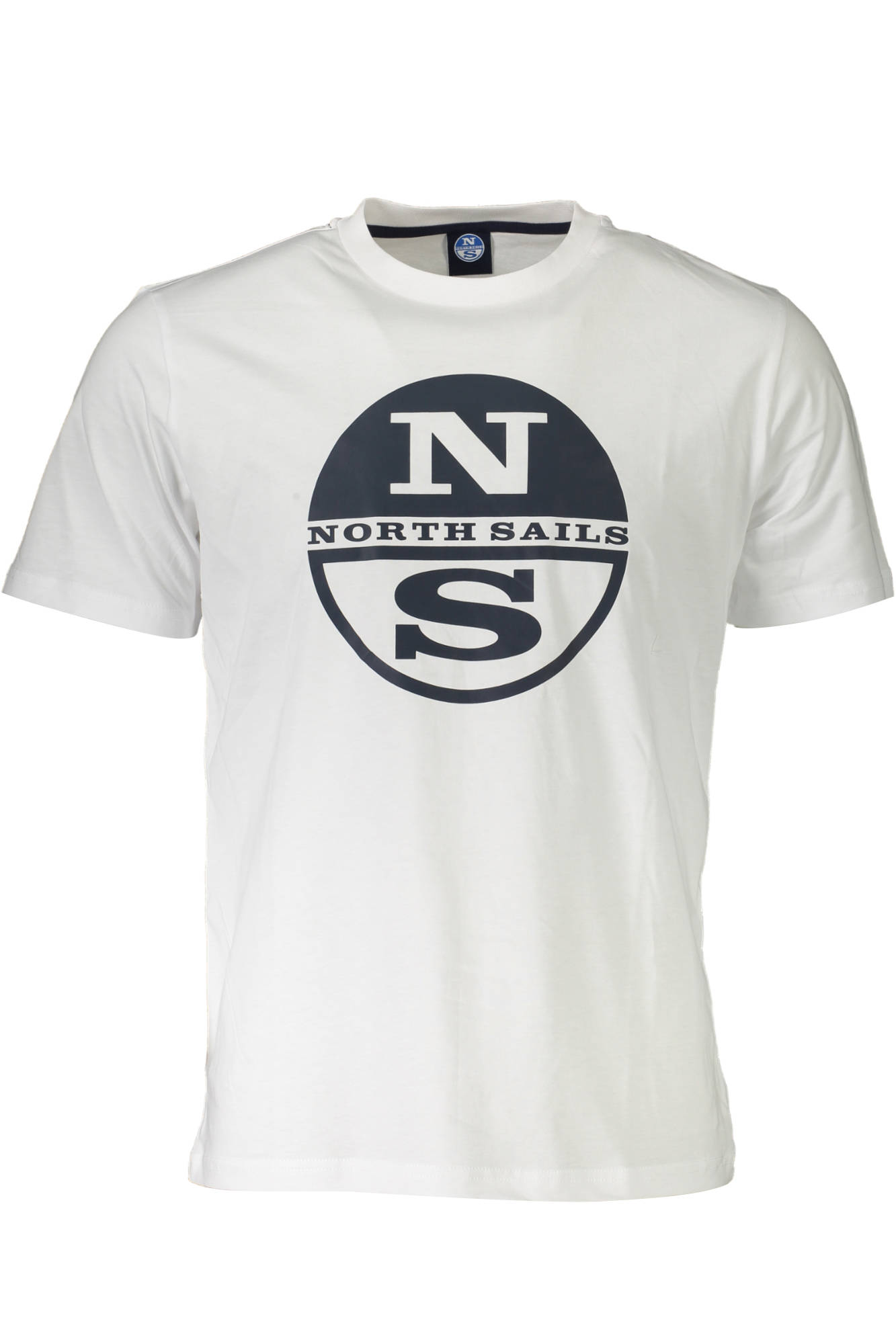 NORTH SAILS Kurzarm-T-Shirt Herren Weiss – Klassisches Baumwoll-Shirt für Sommer Weiß