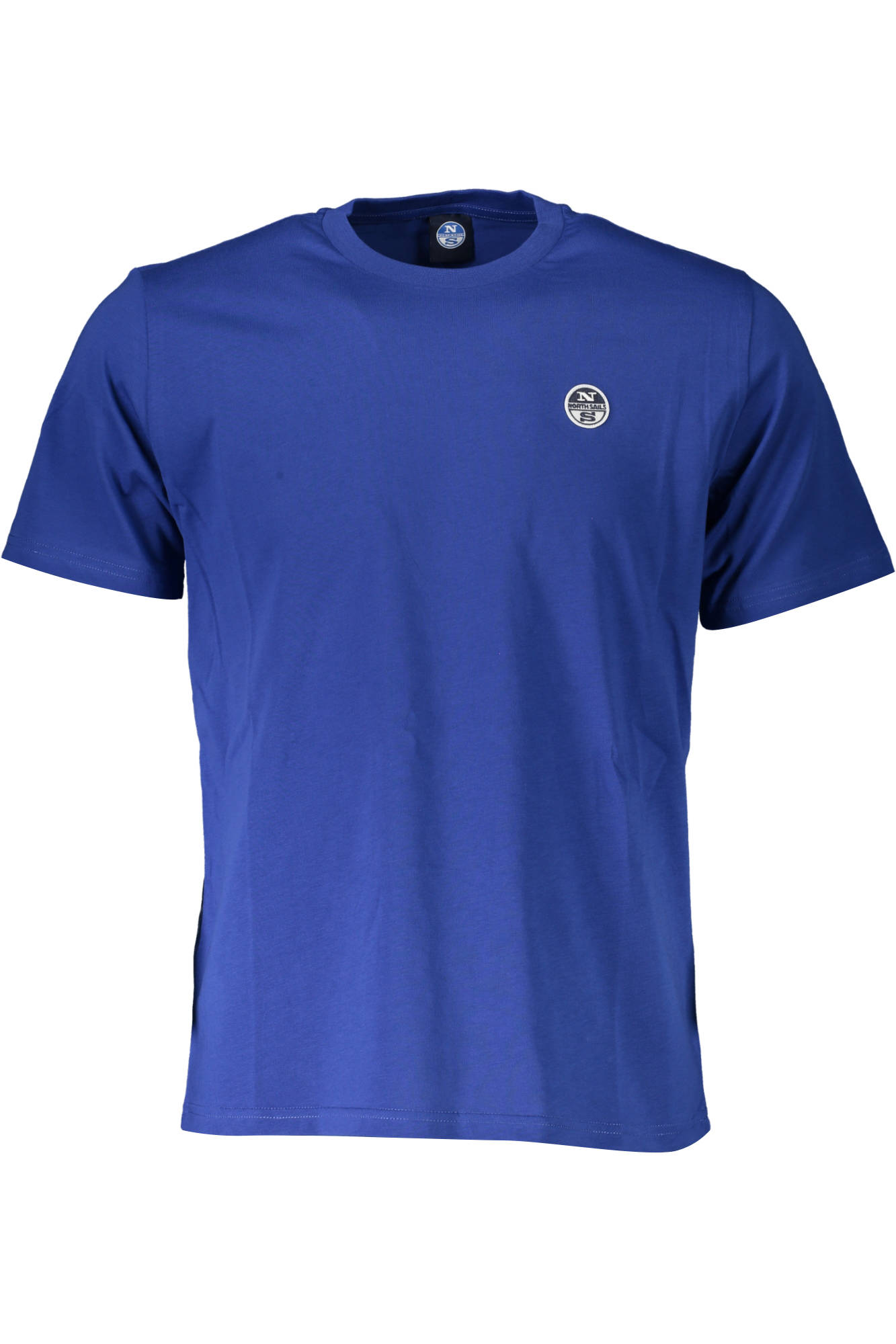 NORTH SAILS Kurzarm-T-Shirt Herren Blau – Logo-Applikation für Sommer Blau