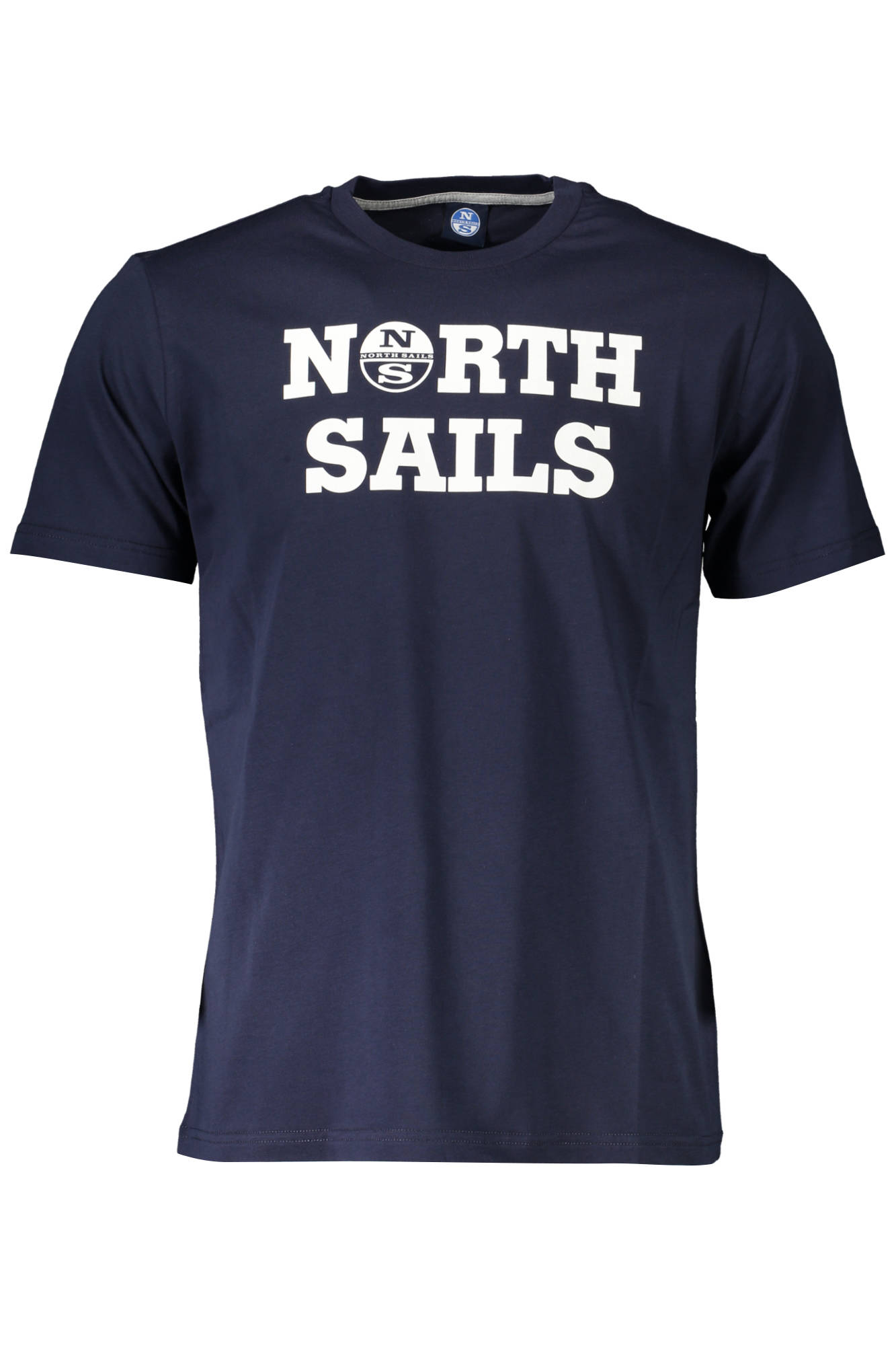 NORTH SAILS Kurzarm-T-Shirt Herren Blau – Logo-Print aus Baumwolle | soulluna.de Blau