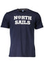 NORTH SAILS Kurzarm-T-Shirt Herren Blau – Logo-Print aus Baumwolle | soulluna.de Blau