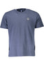 NORTH SAILS Kurzarm-T-Shirt Herren Blau – Logo-Applikation für Sommer Blau