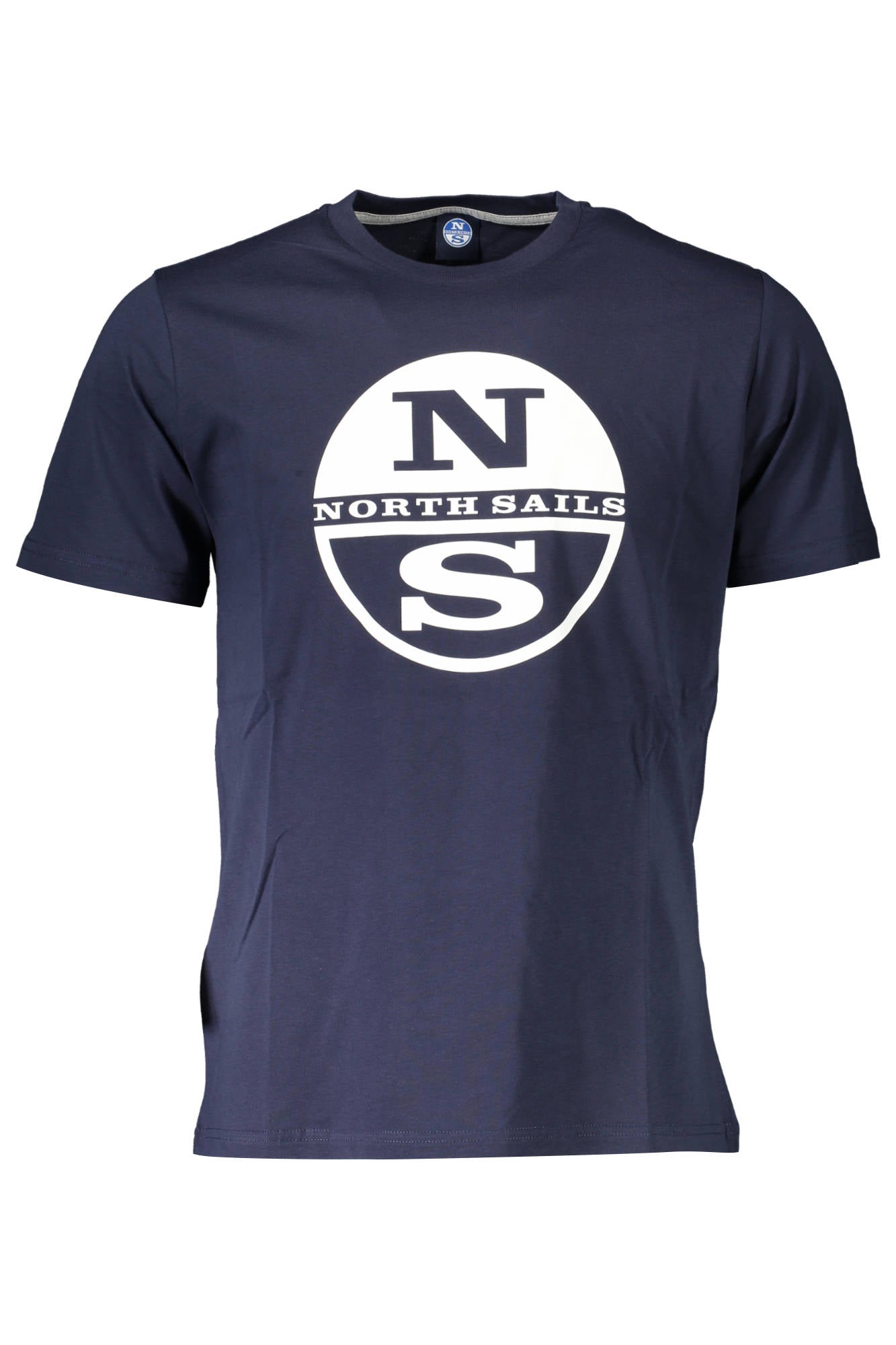 NORTH SAILS Kurzarm-T-Shirt Herren Blau – Logo-Print aus Baumwolle | soulluna.de Blau Hauptbild