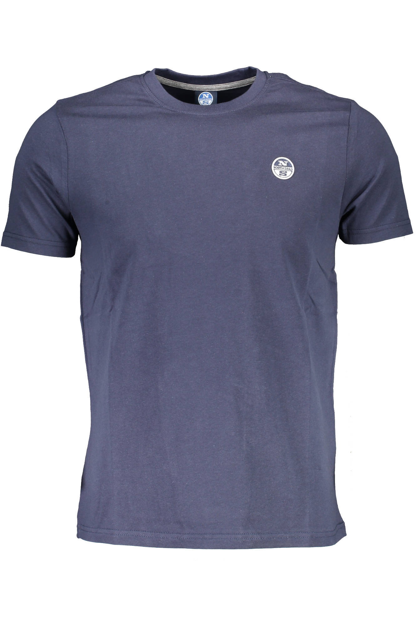 NORTH SAILS Kurzarm-T-Shirt Herren Blau – Klassisches Baumwoll-Shirt mit Logo Blau