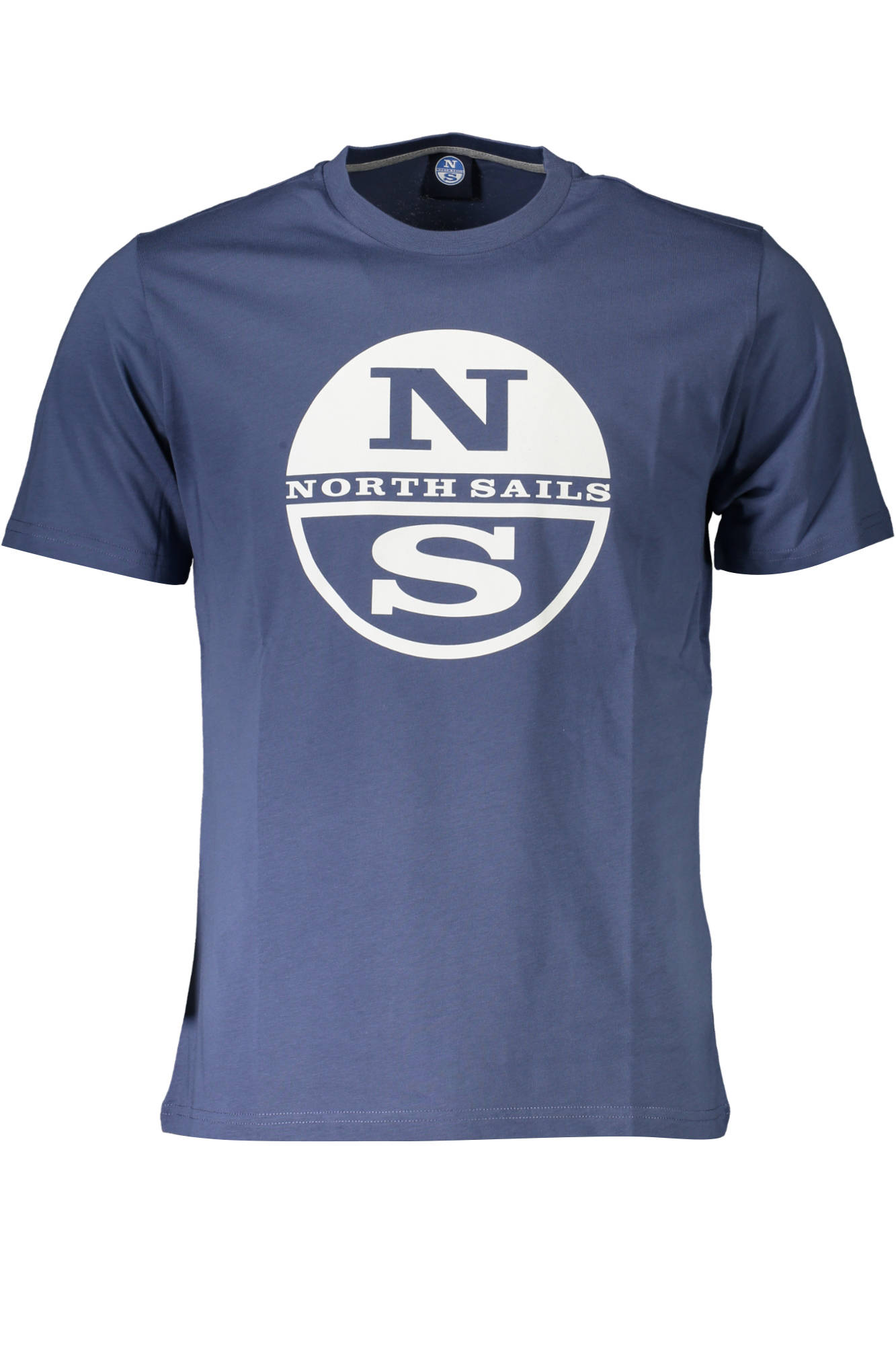 NORTH SAILS Kurzarm-T-Shirt Herren Blau – Logo-Druck aus Baumwolle | soulluna.de Blau