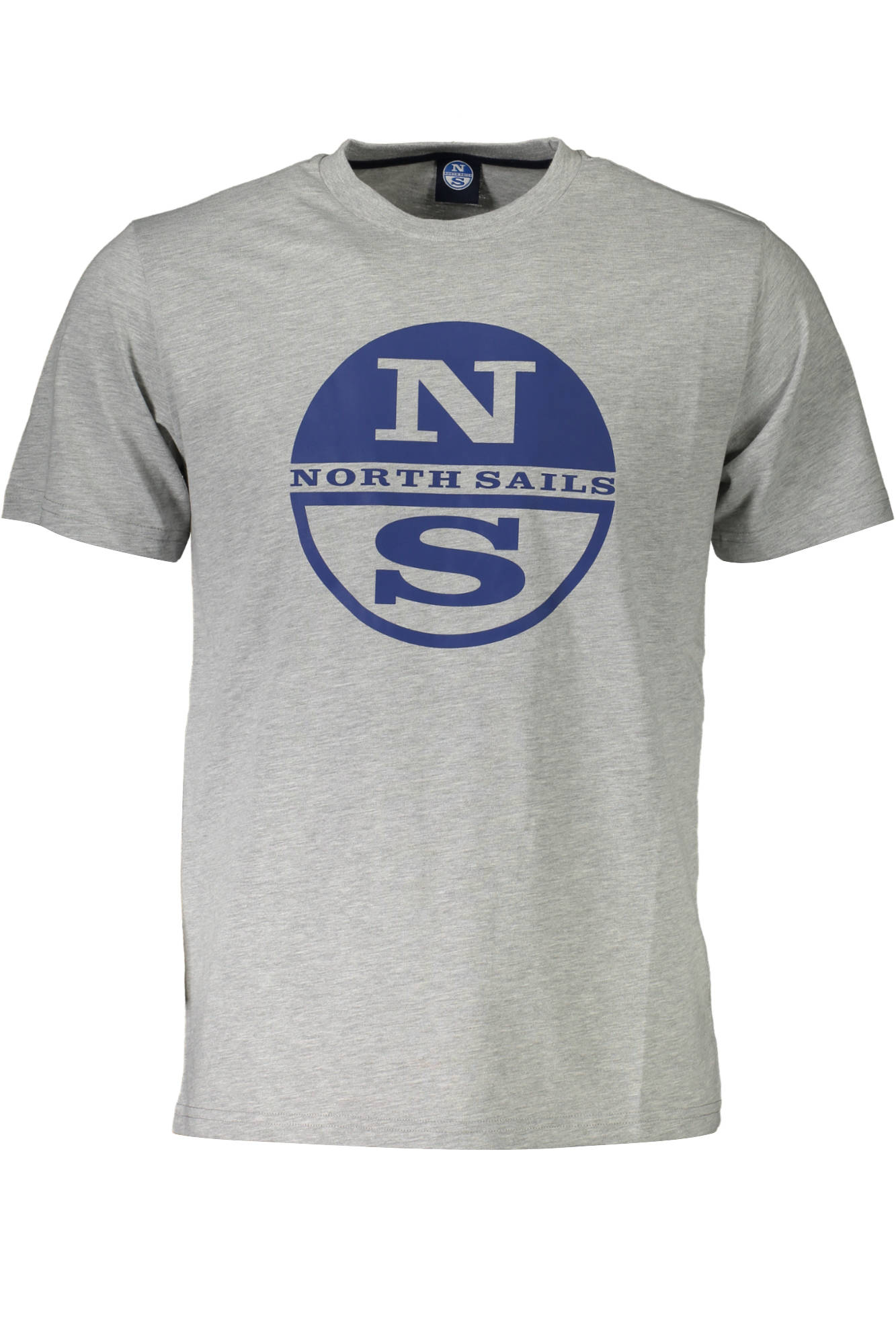 NORTH SAILS Kurzarm-T-Shirt Herren Grau – Logo-Print aus Baumwolle | soulluna.de Grau Hauptbild