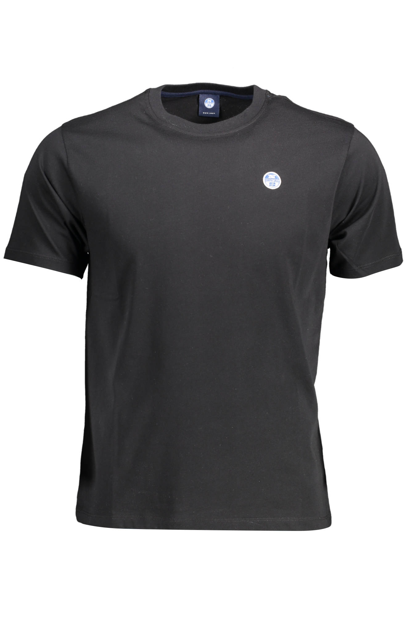NORTH SAILS Kurzarm-T-Shirt Herren Schwarz – 100% Baumwolle für Sommer Schwarz