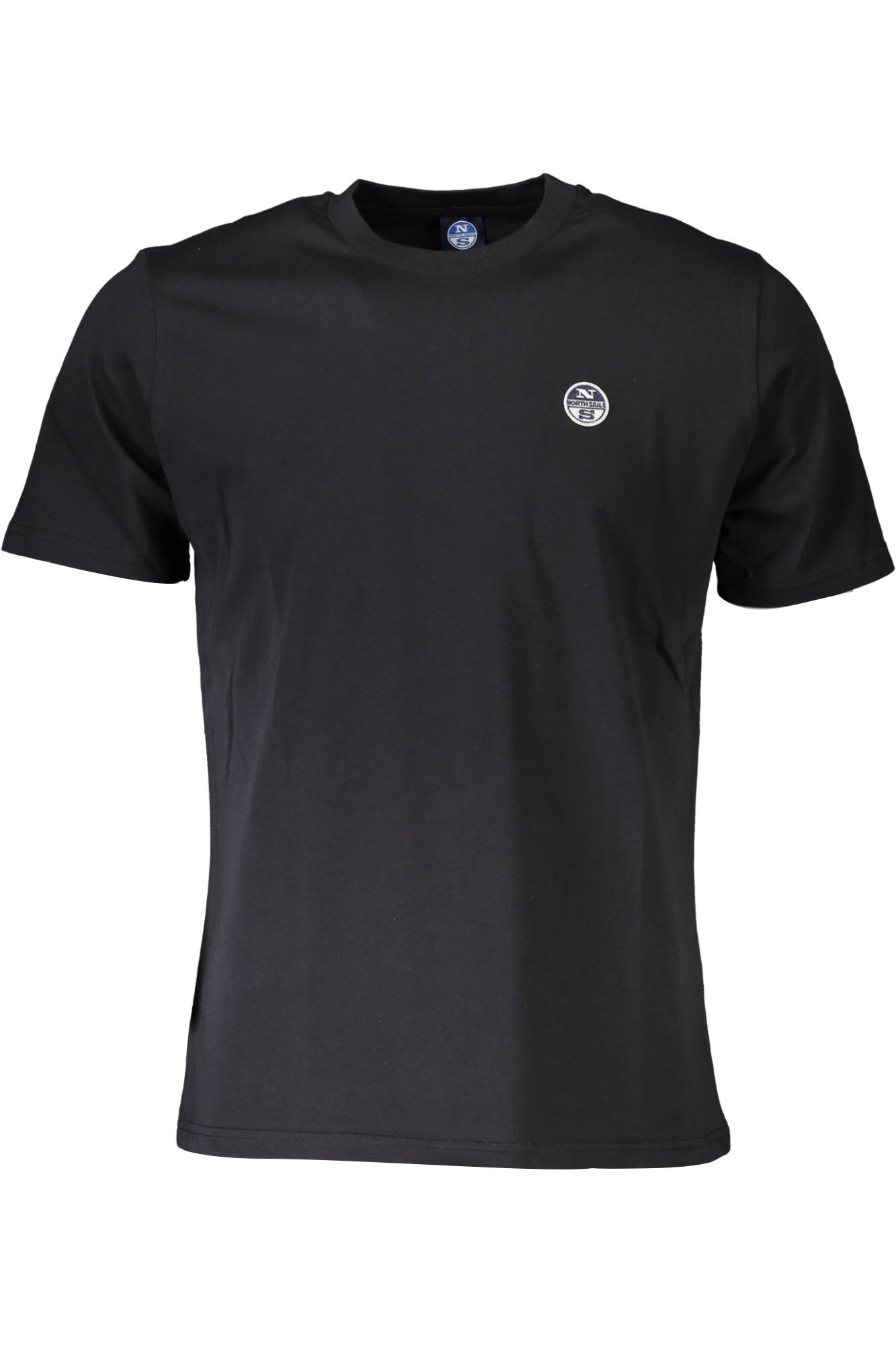 NORTH SAILS Kurzarm T-Shirt Herren Schwarz – Logo-Applikation für Sommer Schwarz Hauptbild