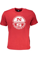 NORTH SAILS HERREN-KURZARM-T-SHIRT ROT