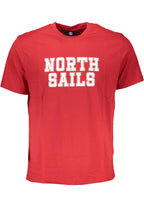 NORTH SAILS HERREN-KURZARM-T-SHIRT ROT