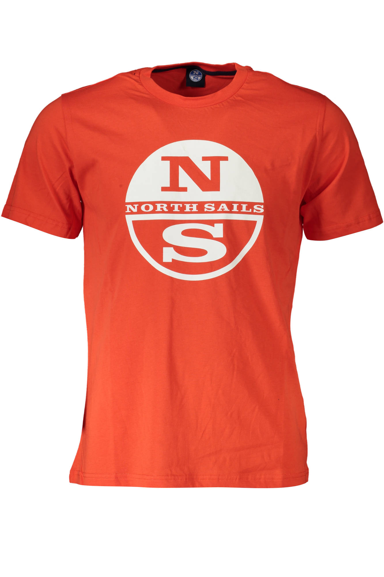 NORTH SAILS Herren T-Shirt Rot – Kurzarm Shirt aus 100% Baumwolle | soulluna.de Rot