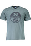 NORTH SAILS Kurzarm-T-Shirt Herren Grün – Logo-Druck aus Baumwolle | soulluna.de Grün