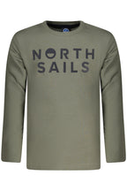 NORTH SAILS KINDER LANGARM-T-SHIRT, GRÜN