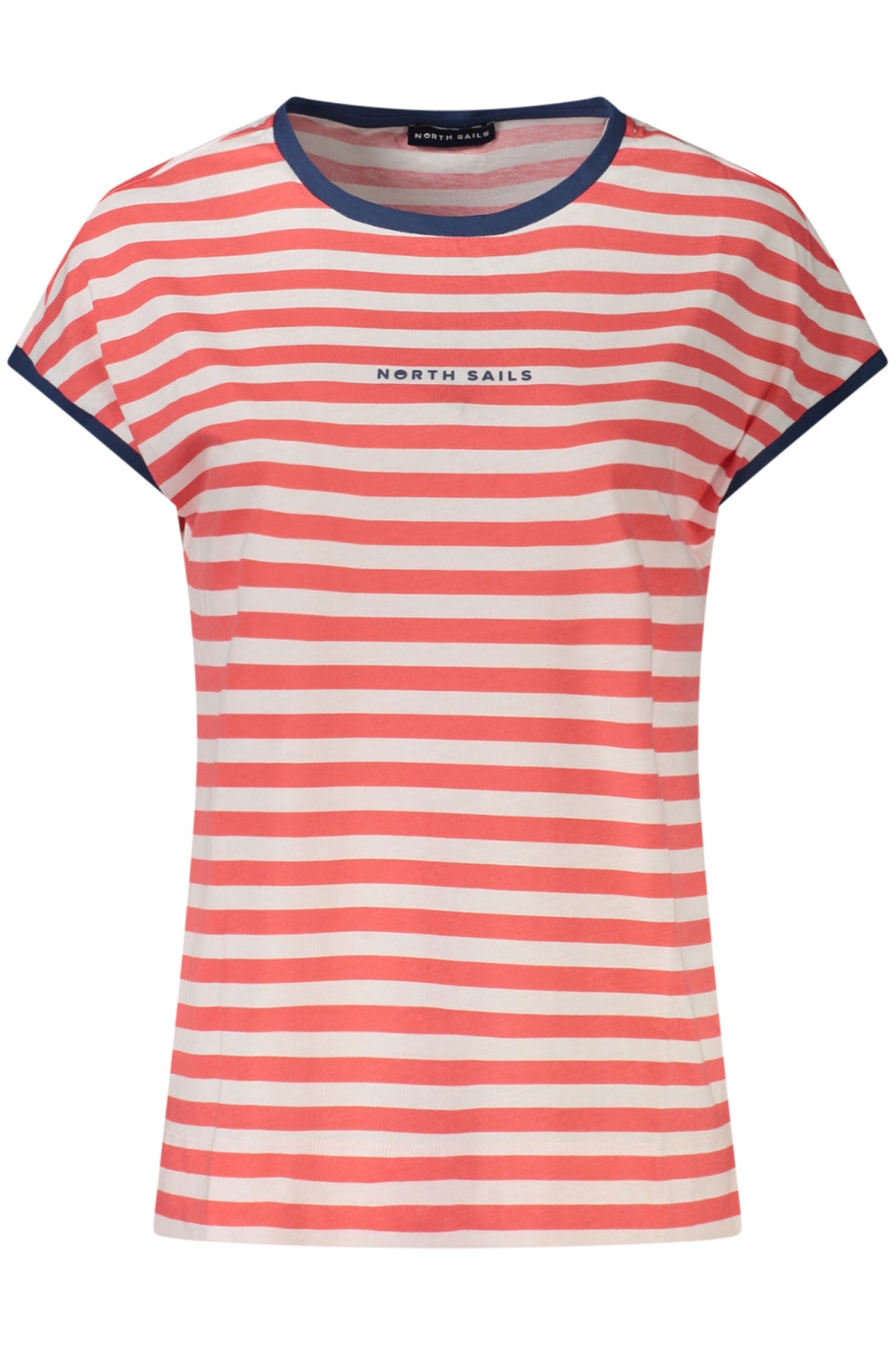 NORTH SAILS Damen Ärmelloses T-Shirt Grün – Streifendesign aus 100% Baumwolle Rot